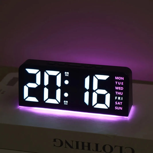 LED Digital Alarm Clock with Night Light