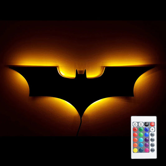 3D Bat RGB Wall Lamp