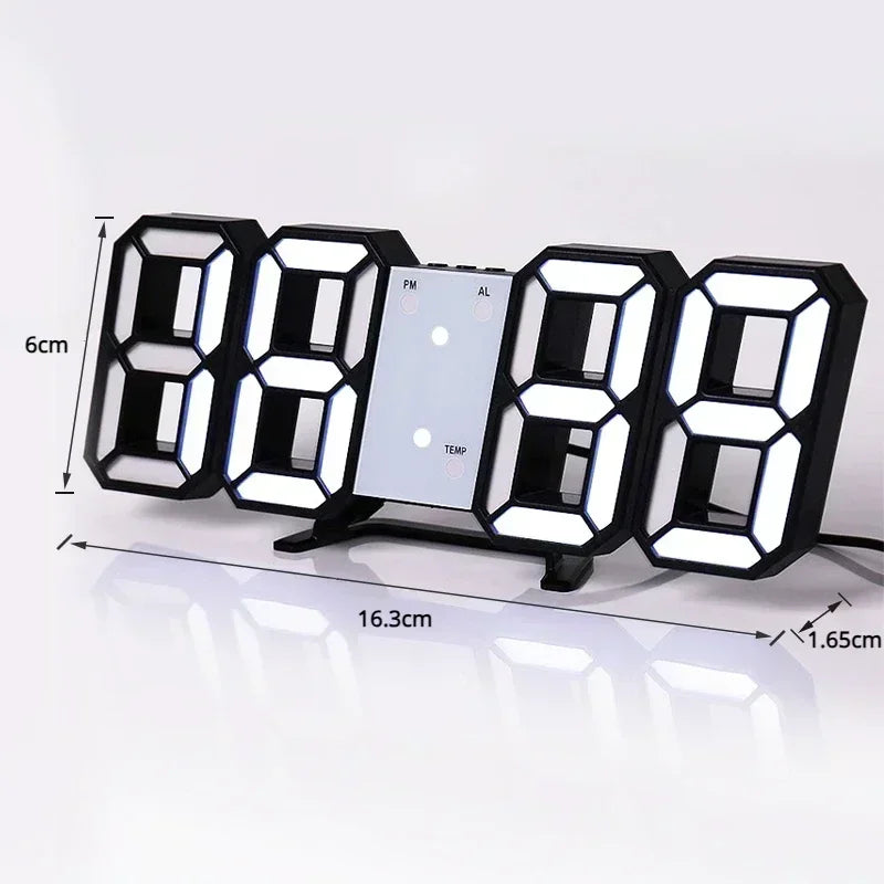 3D LED Wall Clock