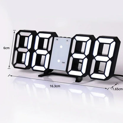 3D LED Wall Clock