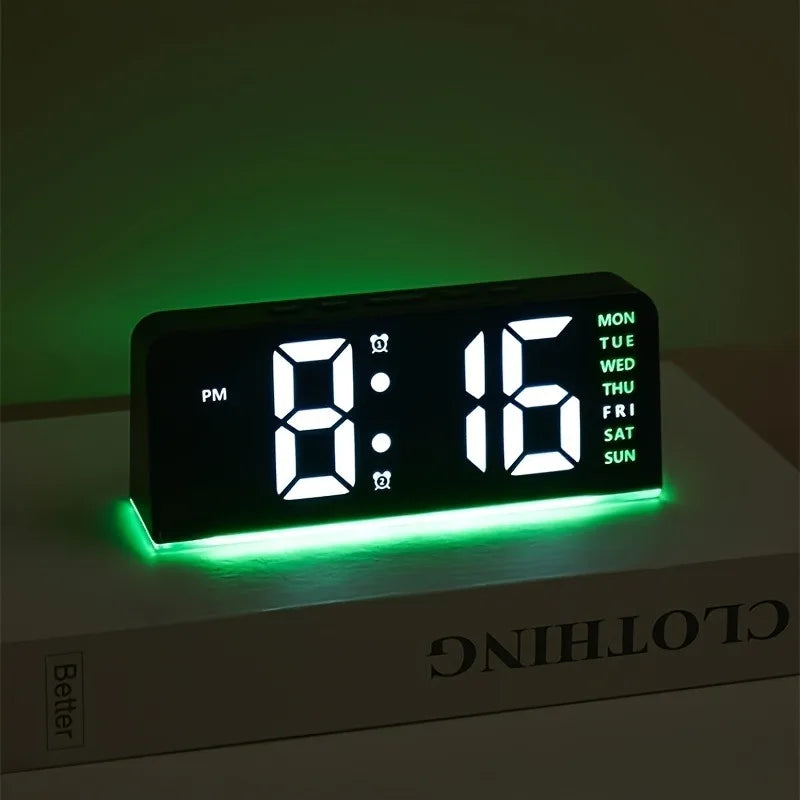 LED Digital Alarm Clock with Night Light