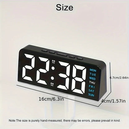 LED Digital Alarm Clock with Night Light