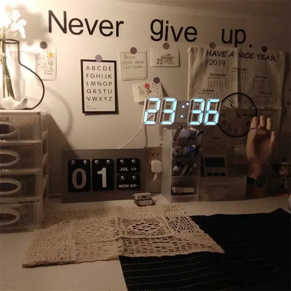 3D LED Wall Clock